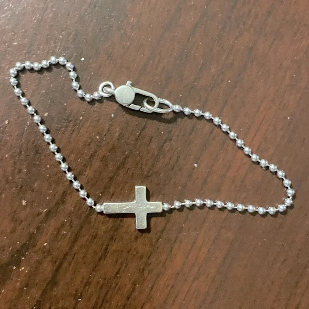 Gucci Ball Chain Cross 750 18K White Gold Bracelet | # 16 - Picture 4 of 14